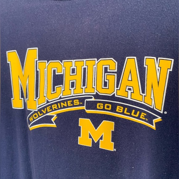 VINTAGE SOFFE MICHIGAN WOLVERINES MENS GRAPHIC SHIRT SIZE LARGE NICE - Picture 2 of 4